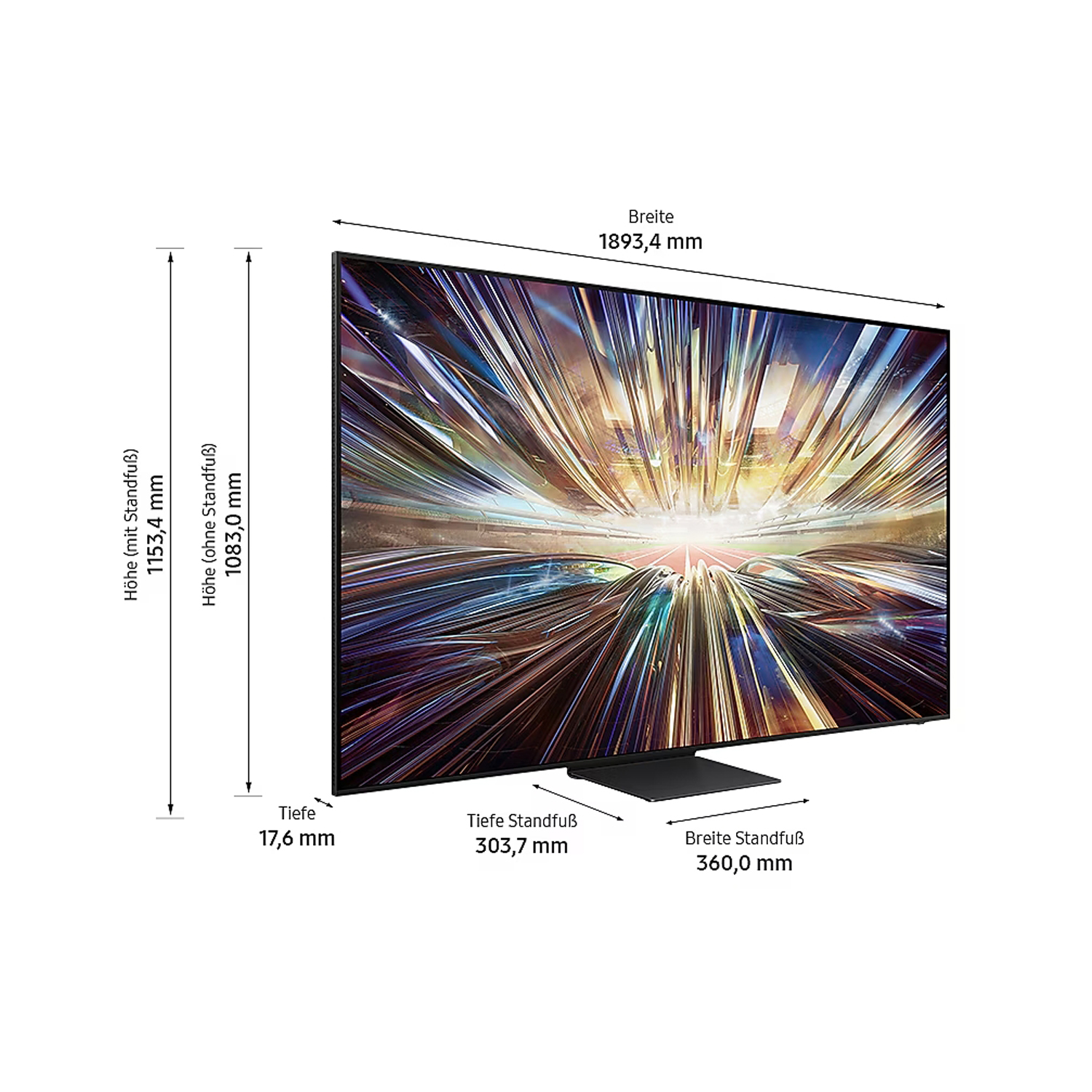 Samsung QLED 85 Zoll QN800D 8K UHD SmartTV GQ85QN800D 2024 