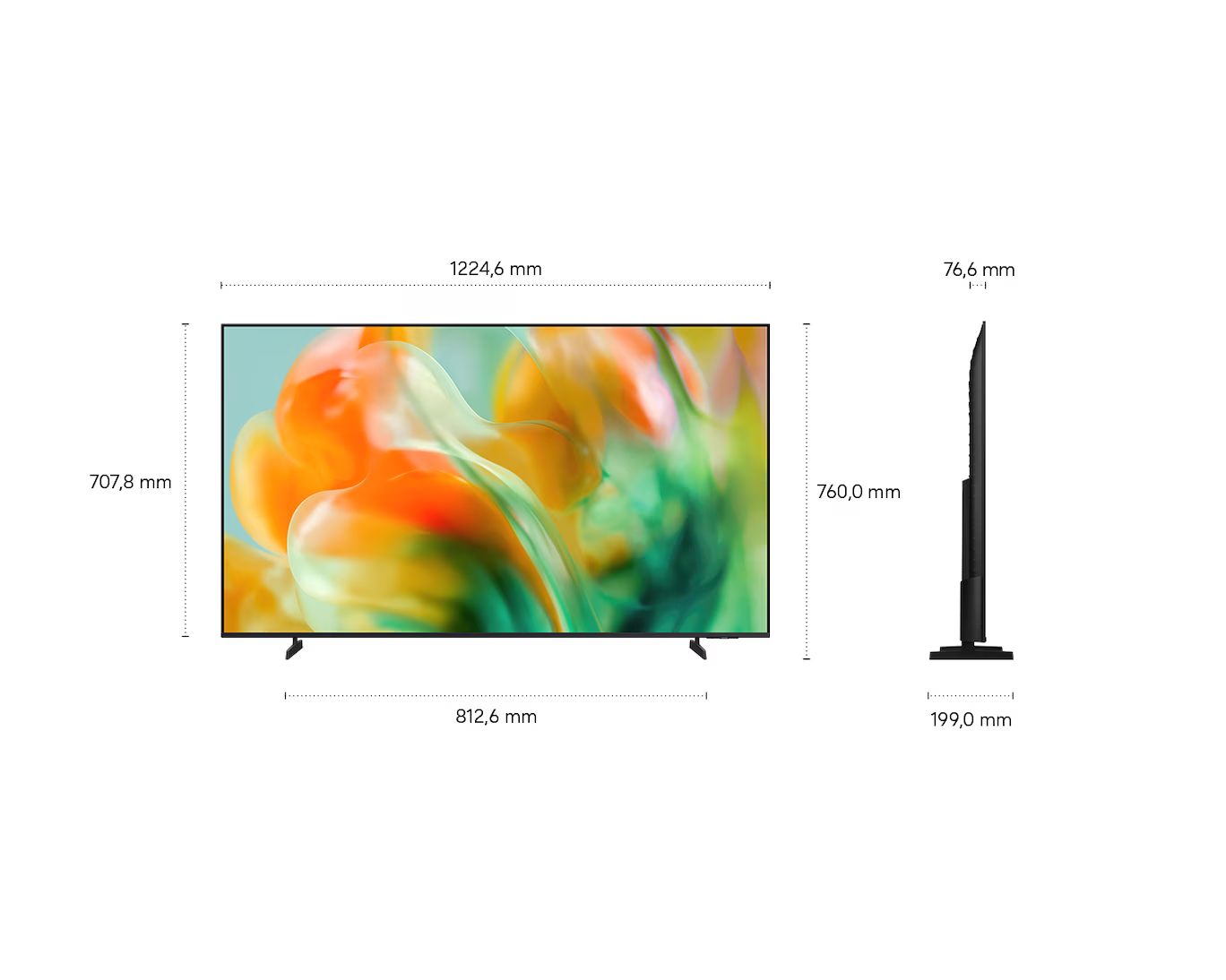 Samsung M80H 55M80HAUXZG – 55 Zoll 4K Mini LED Smart TV – Vision AI – 144 Hz – Neural Quantum 4K AI – HDR – Gaming – Tizen