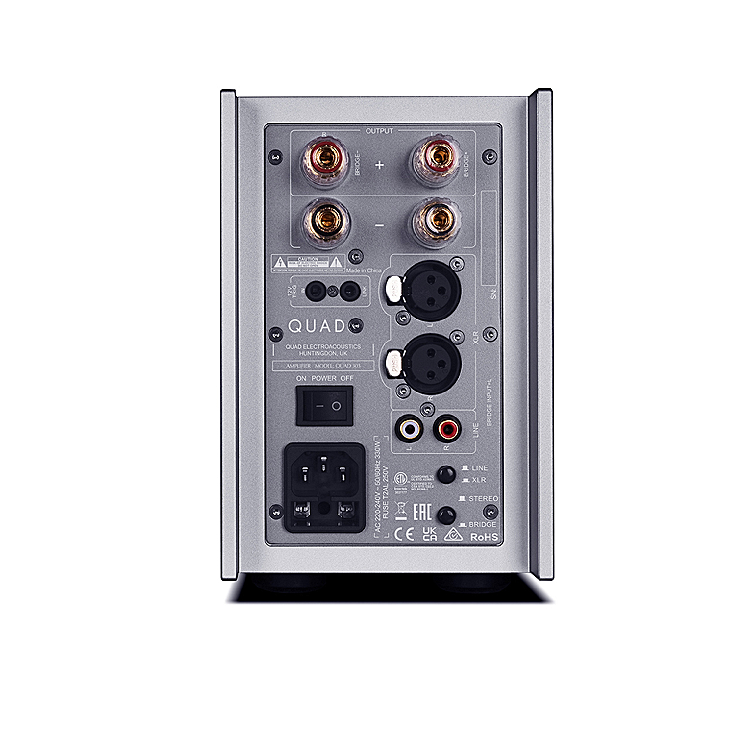 QUAD 303 Endstufe  I   High-End Stereo Power Amplifier im ikonischen Design