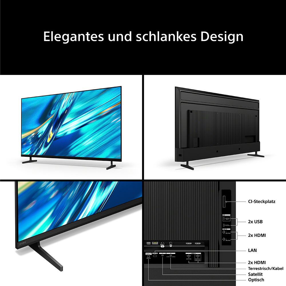 Sony BRAVIA 3 II K-43XR35M2PB.CEI – 43 Zoll 4K UHD HDR Smart TV, Google TV, XR Processor, Dolby Vision, Dolby Atmos, DTS:X