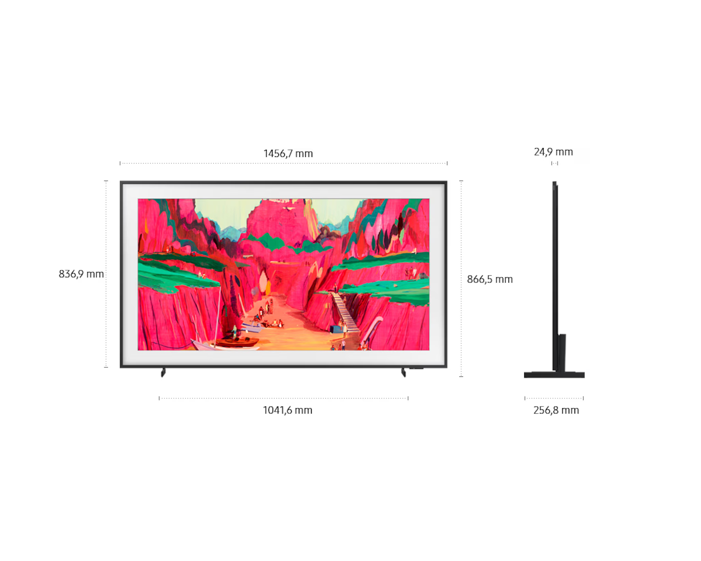 Samsung QLED-TV  I QE65LS03FWU I  65 " I 4K Ultra HD Smart-TV  I  The Frame Pro Art Mode Neo