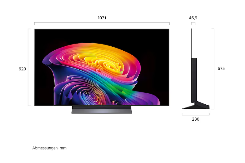 LG OLED evo AI C6 OLED48C68LA – 48 Zoll 4K Smart TV – OLED – 120 Hz – VRR 165 Hz – webOS 26 – Dolby Vision – Dolby Atmos