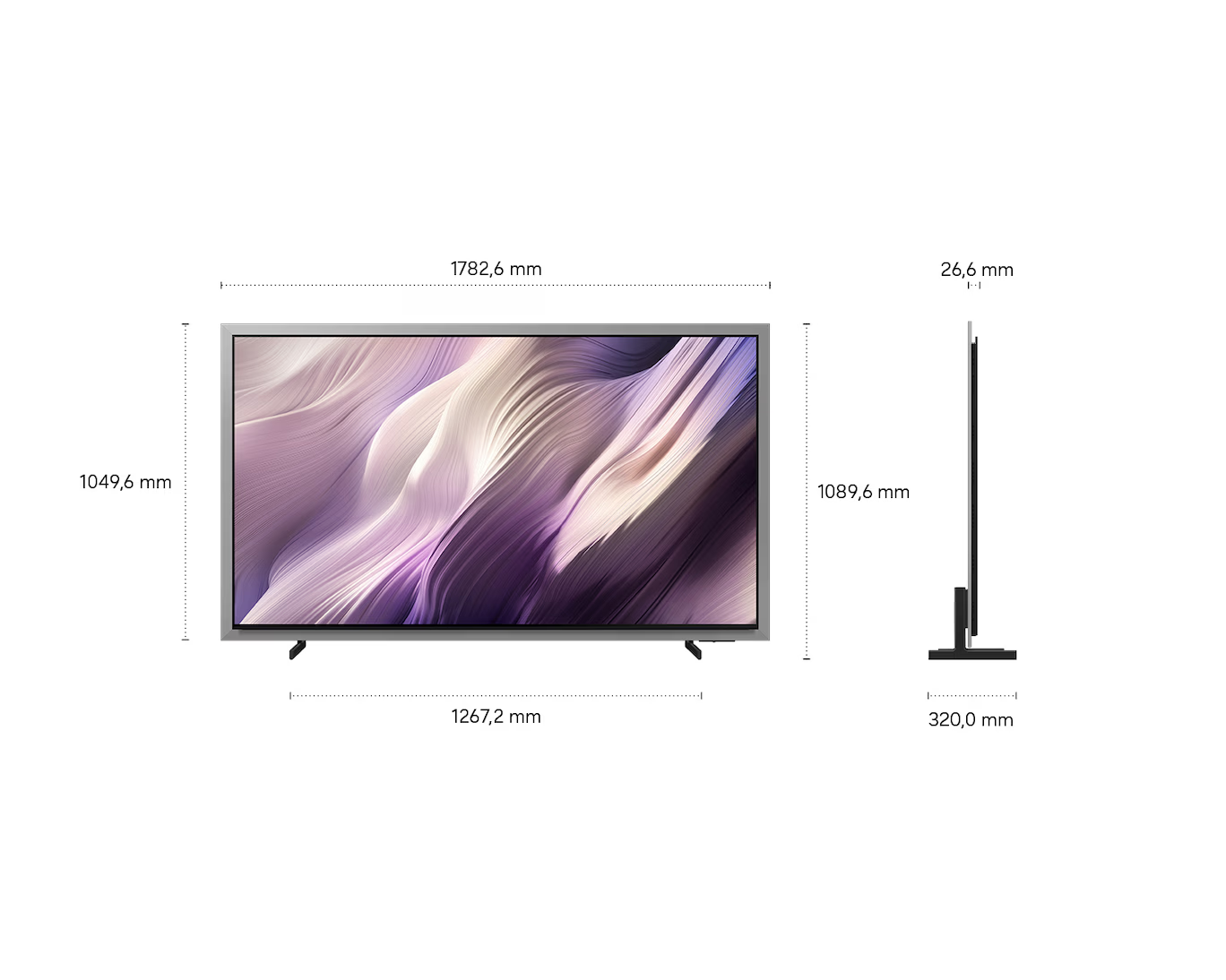 Samsung OLED S99H GQ77S99HATXZG – 77 Zoll 4K Smart TV, 165 Hz, Vision AI, Dolby Atmos