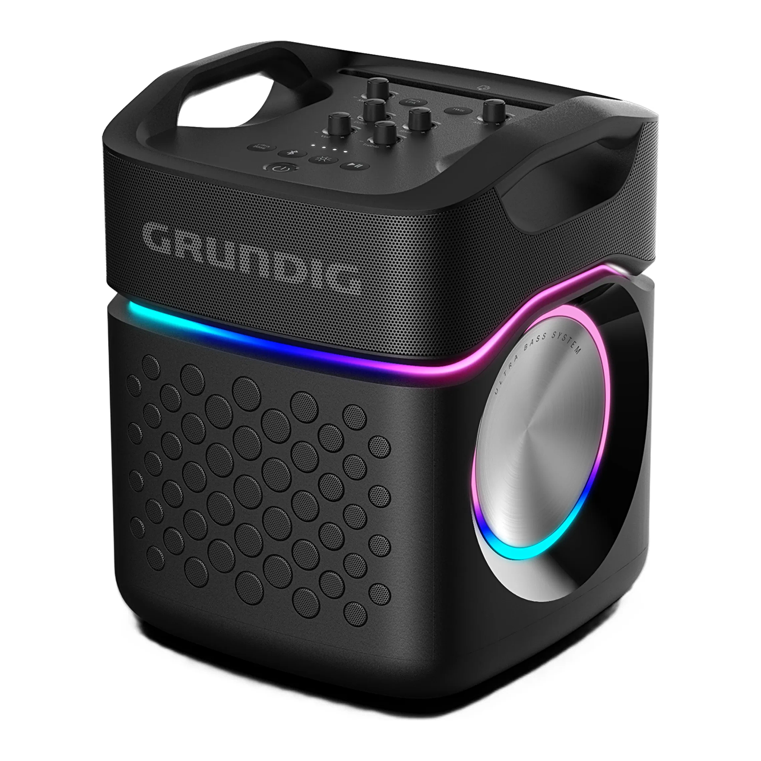 Grundig PartyHit Max  I  Bluetooth Partylautsprecher 160 Watt  I  Akku 