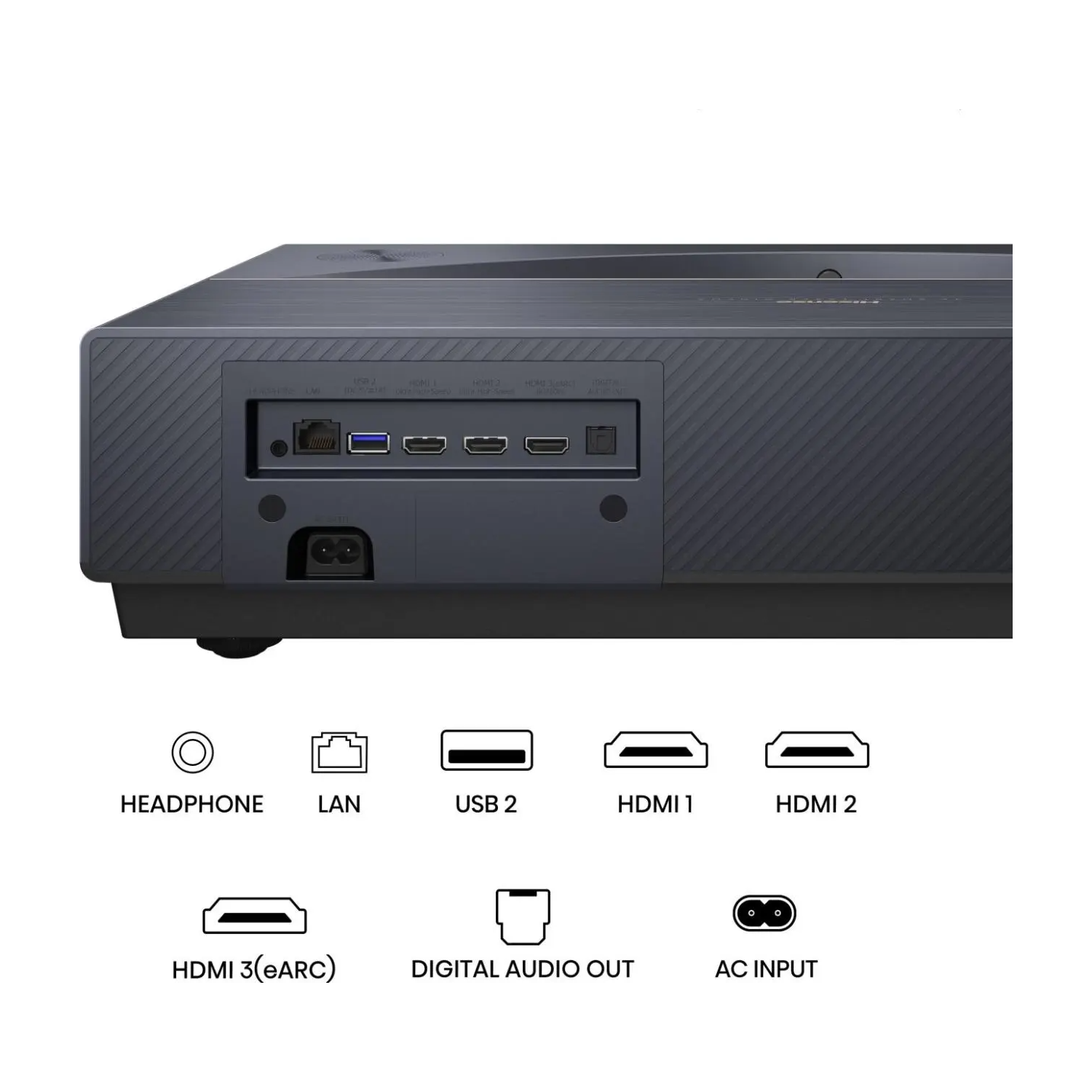 Hisense PT1 – 4K Ultra HD Laser Cinema – 2500 ANSI Lumen – Dolby Vision & Dolby Atmos – 80–150 Zoll – VIDAA U9
