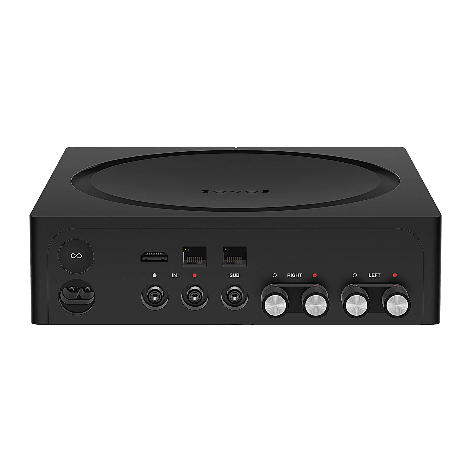 Sonos Amp WLAN Streaming-Verstärker  I  2 x 125 Watt HiFi Endstufe für Lautsprecher  I TV und Multiroom Audio