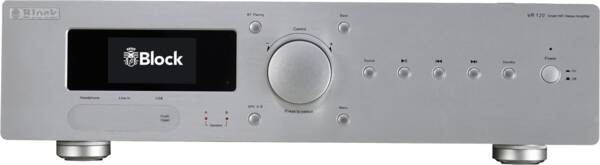 Block Stereo-Receiver VR-120 Diamant-Silber