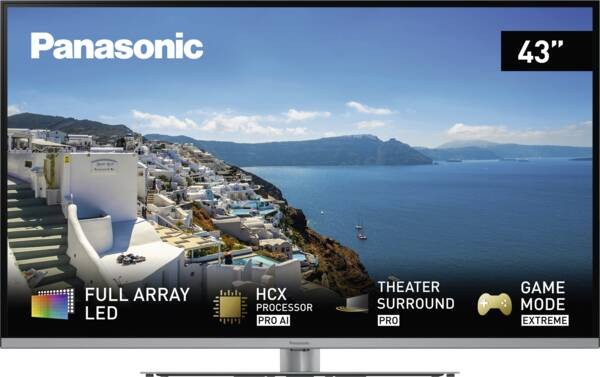 Panasonic TX43MXF967 silber 108cm 4K UHD LED-Fernseher Smart TV