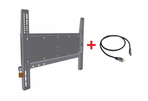 Bundle Tondose Wandhalter abschließbar + HDMI Kabel 1,0m